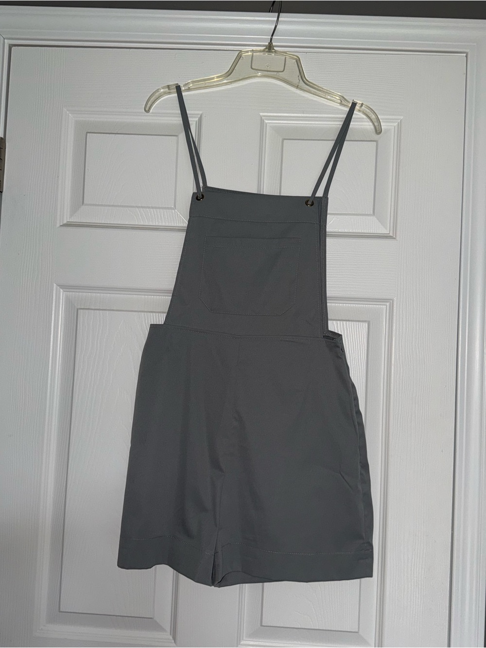 Gray Short Overalls